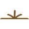 Ekena Millwork Richland Rough Sawn Timber Gable Bracket, Western Red Cedar, 108"W x 45"H x 2"D x 6"F, 10/12 Pitch GBW108X45X0206RIC00RWR - alternate 4